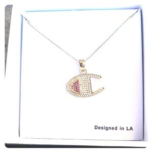 Champion Heritage C  gold pendant necklace  🥊
